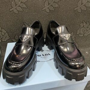 Prada Women's Black Loafers